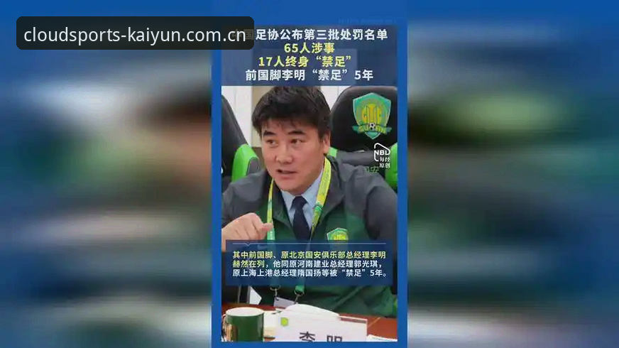 中国足协第三批禁足名单深度评测：67人被处罚背后的行业整顿风暴